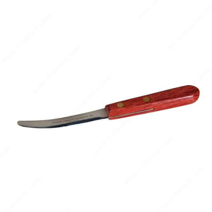 Mohawk Curved Rigid Blade Burn-In Knife
