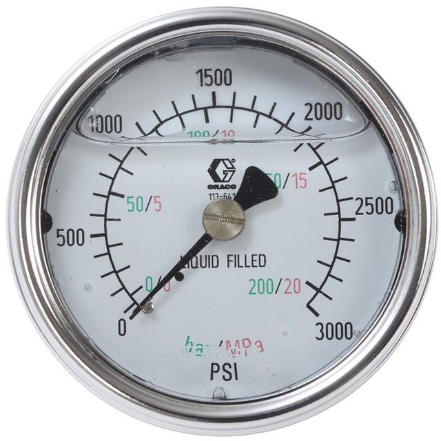 Graco Stainless Steel High Pressure Fluid Gauge 113641