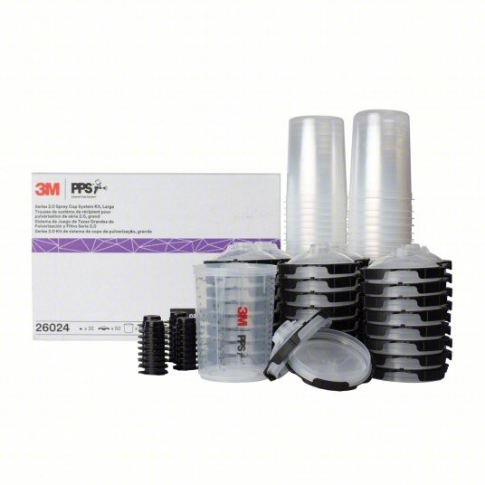 3M™ PPS™ Series 2.0 Lids and Liners - 22 oz or 28 oz Options